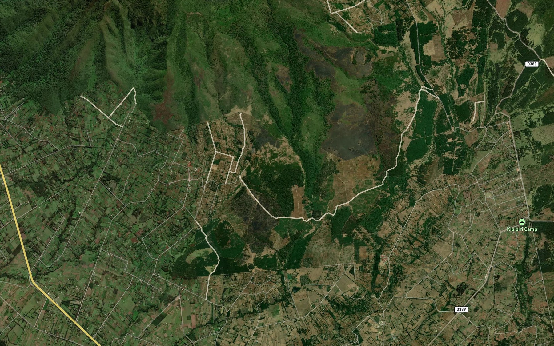 Satellite map of the Kangoyo