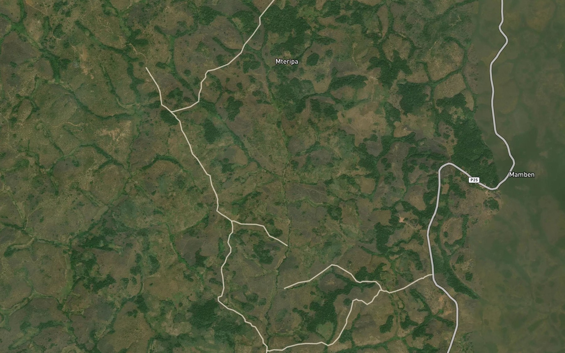 Satellite map of the Doundou
