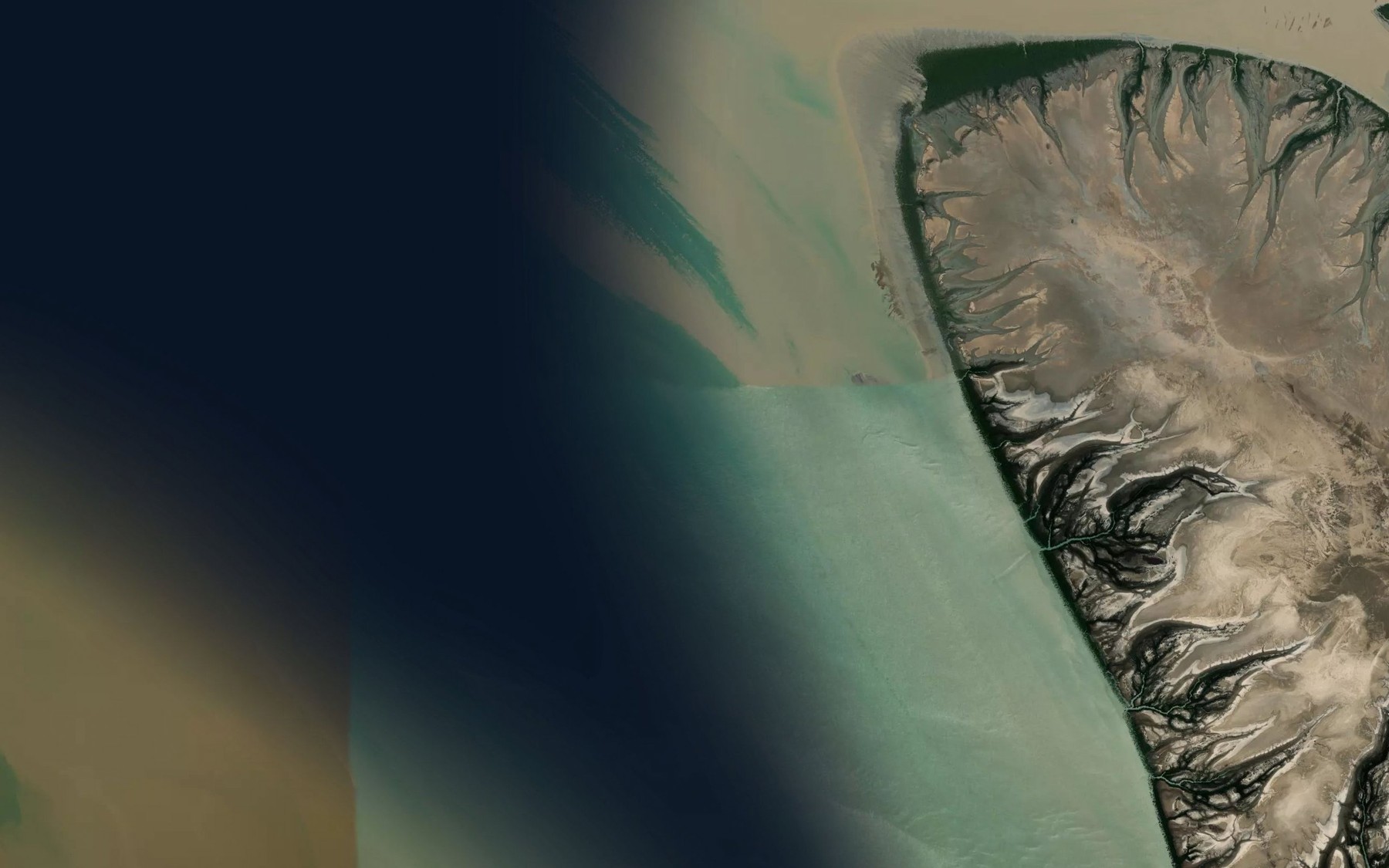 Satellite map of the Stokes Bay