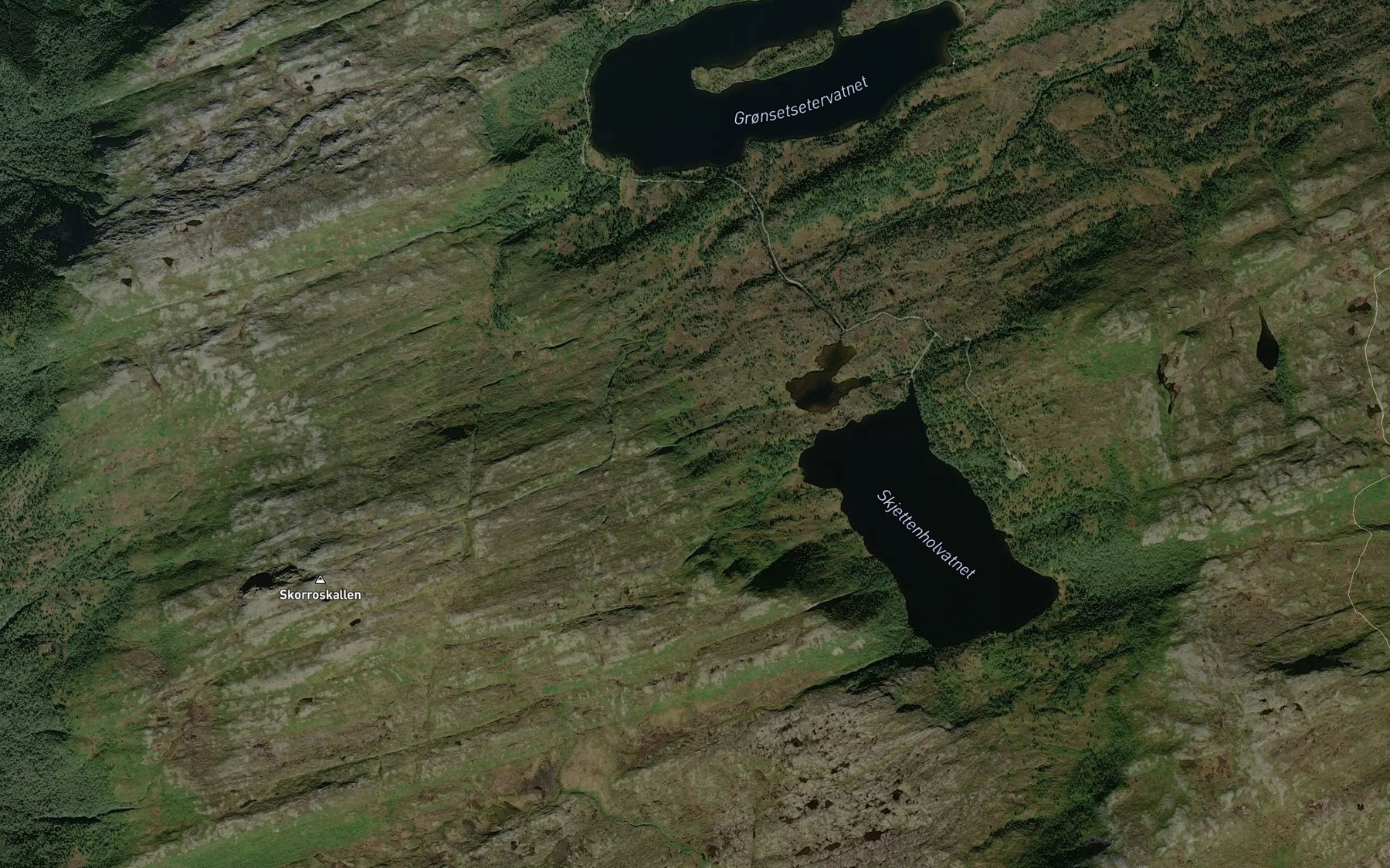 Satellite map of the Litloybekken