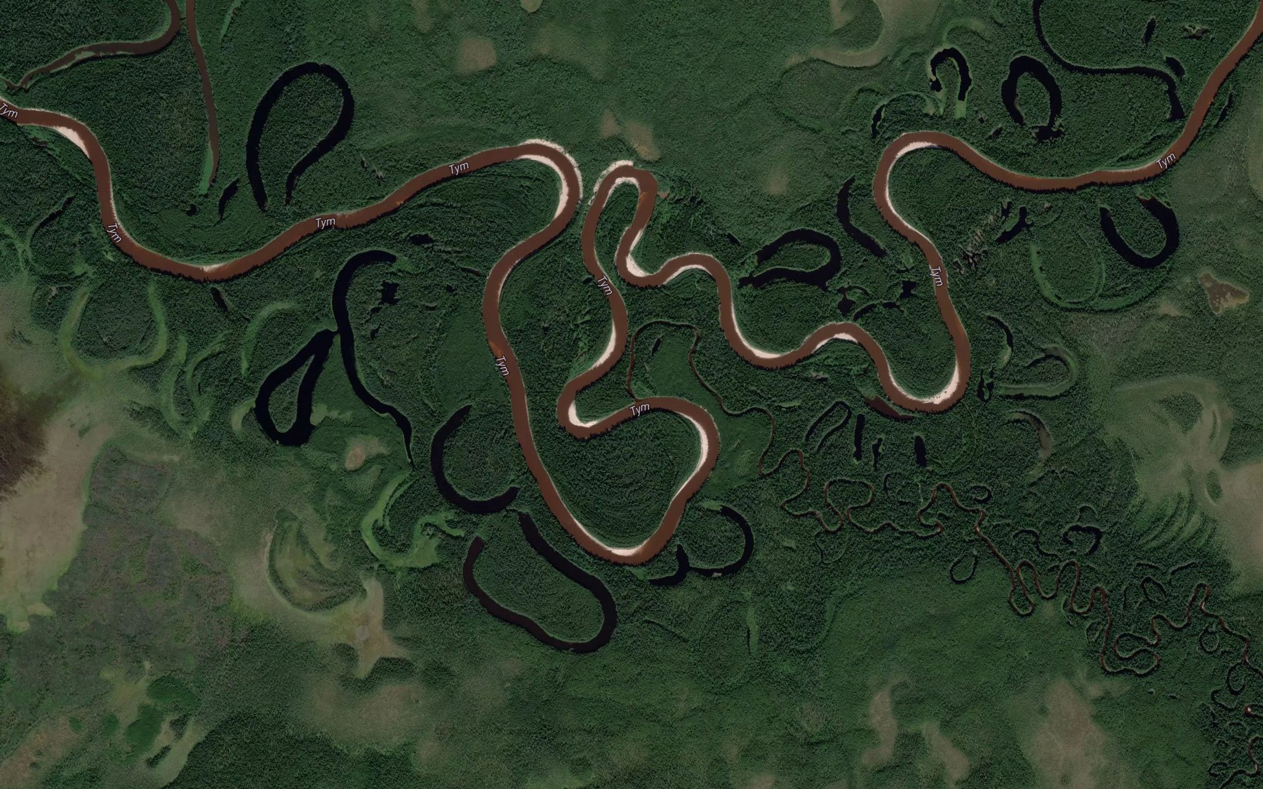 Satellite map of the Tolzes