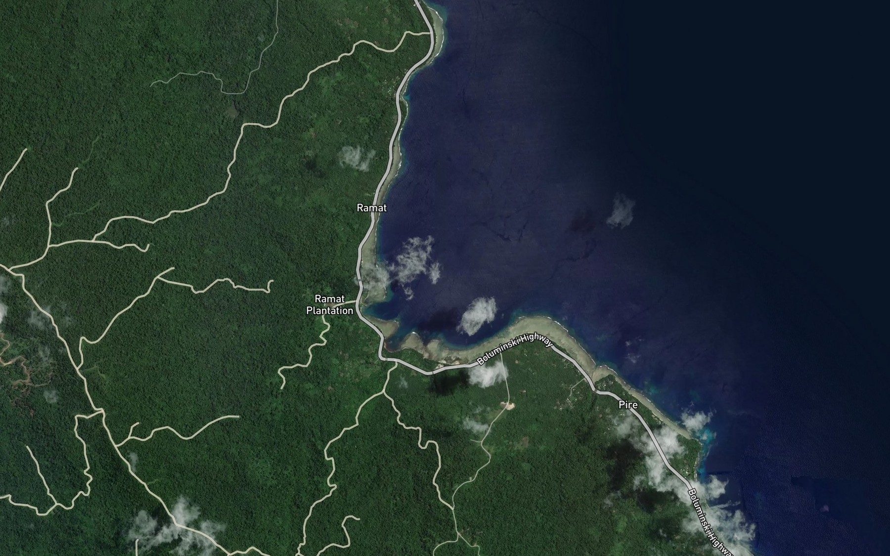 Satellite map of the Ramat Bay