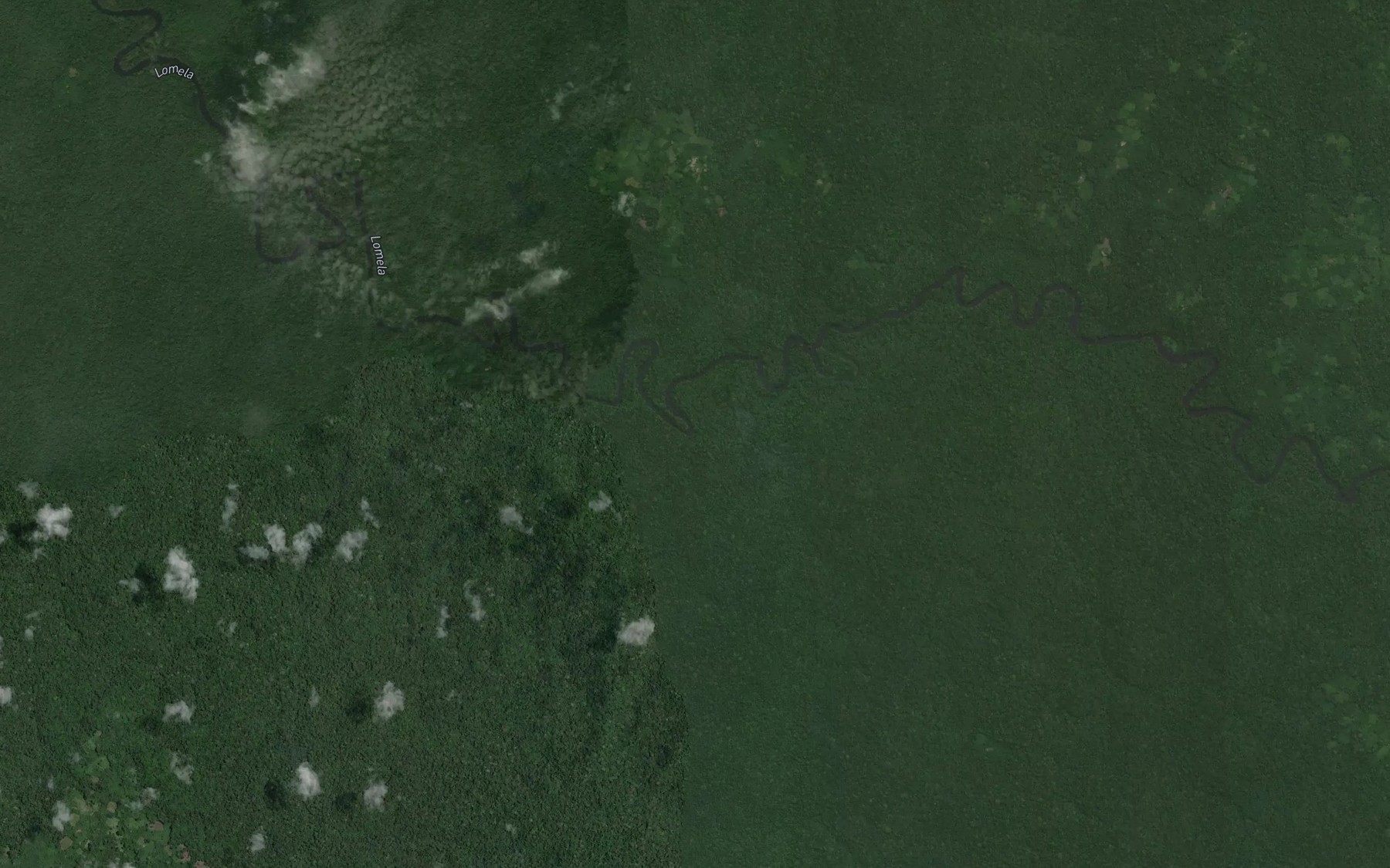 Satellite map of the Lumbu