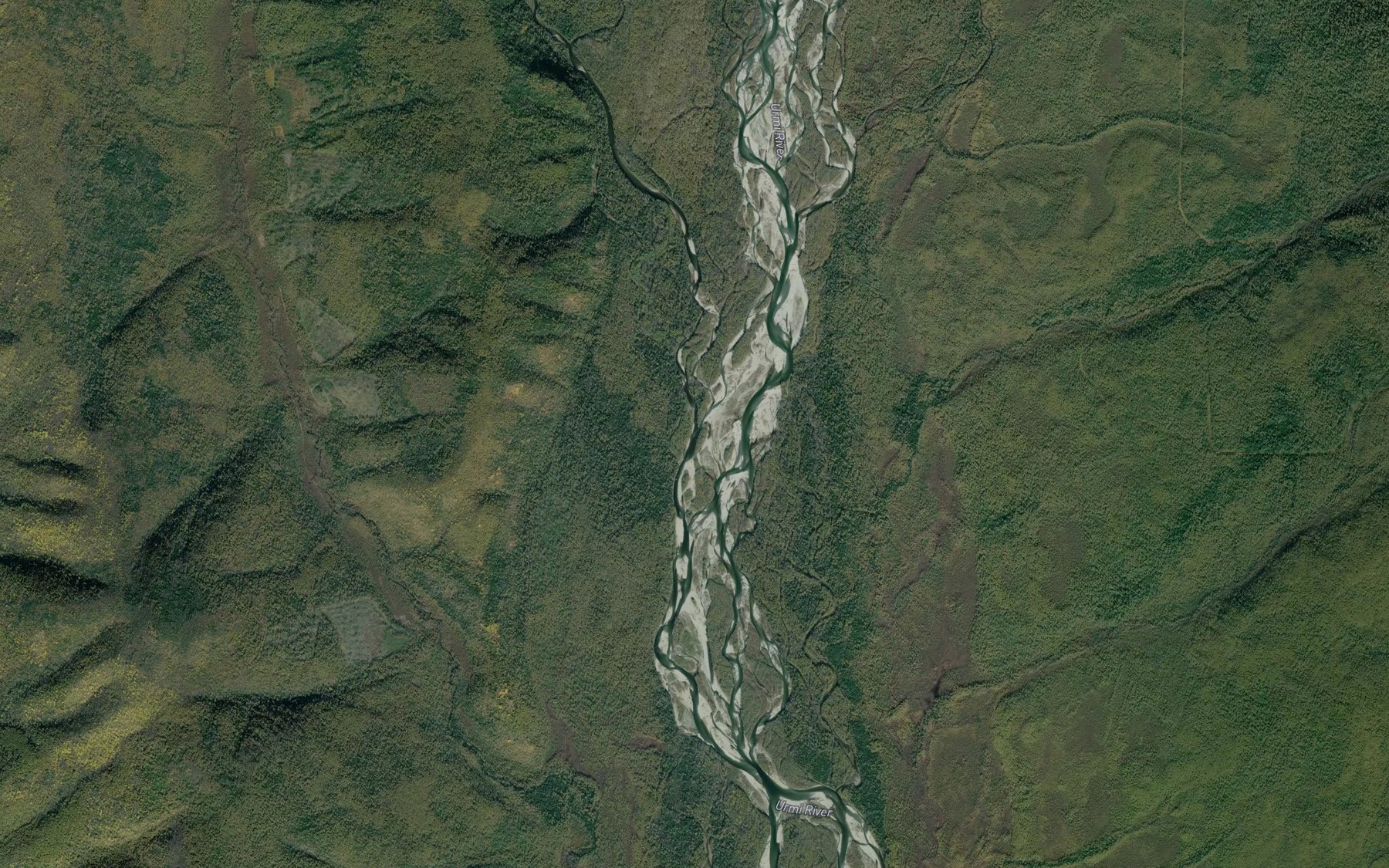 Satellite map of the Urmiyskaya Laka