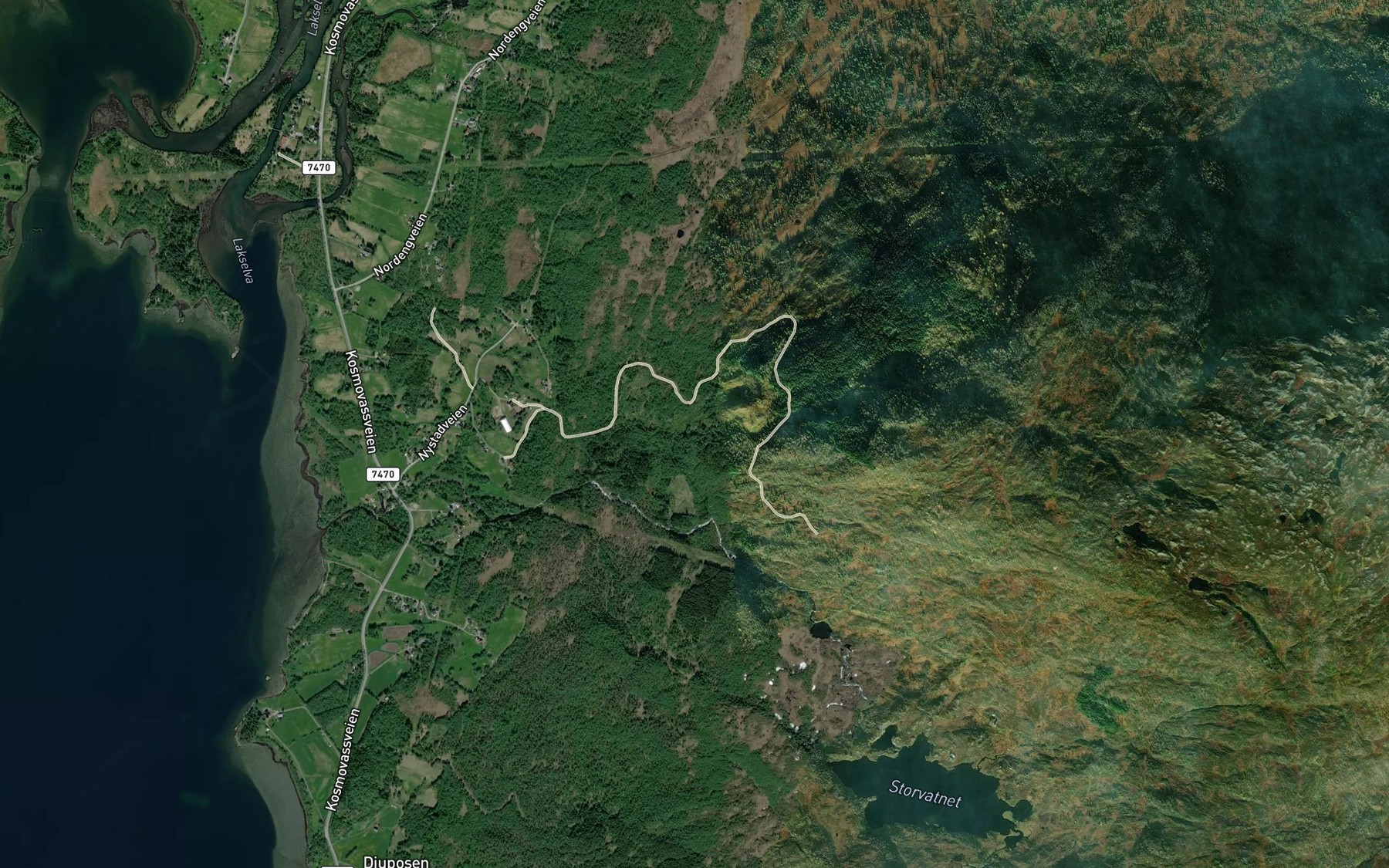 Satellite map of the Hammaraga