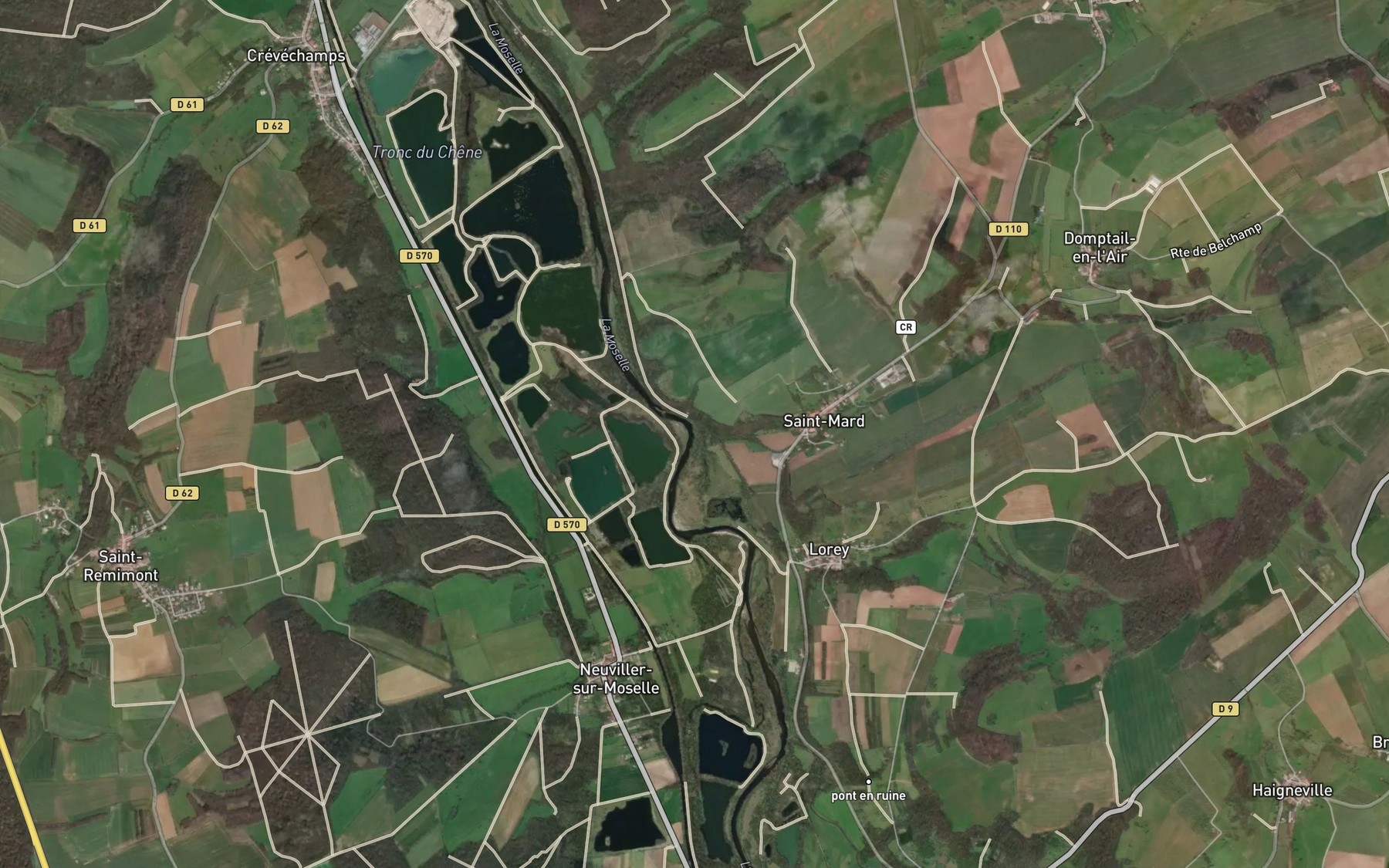 Satellite map of the Euron