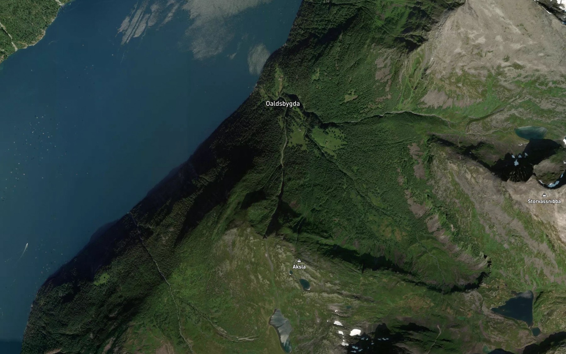 Satellite map of the Fonnagrova