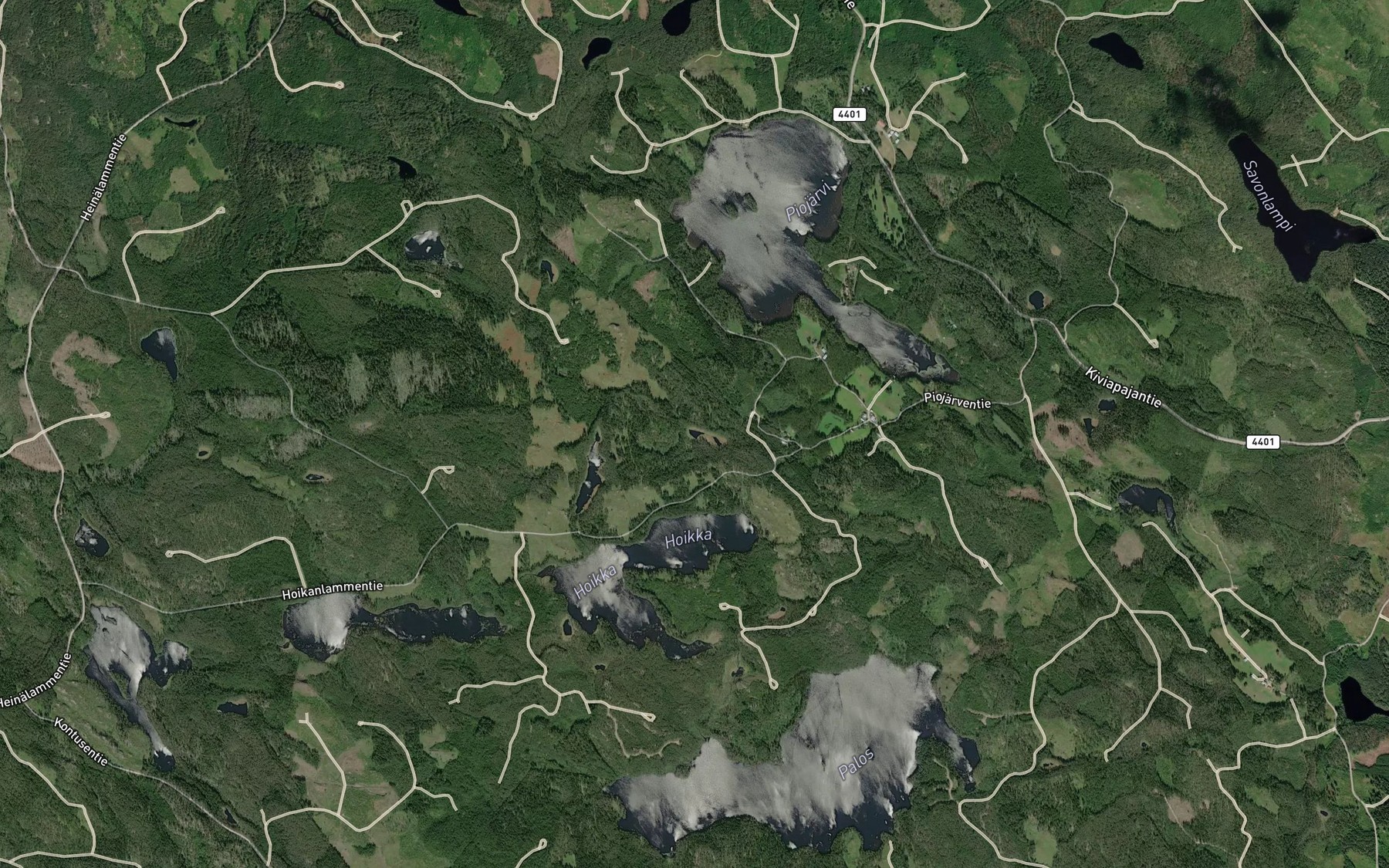Satellite map of the Tiikkilampi