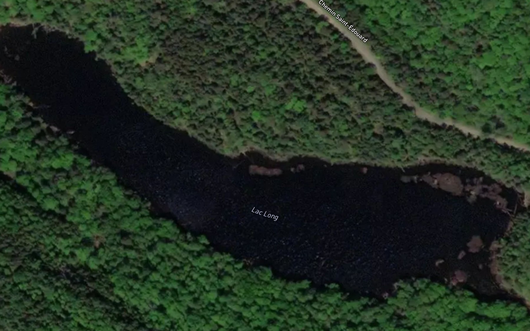 Satellite map of the Lac Long