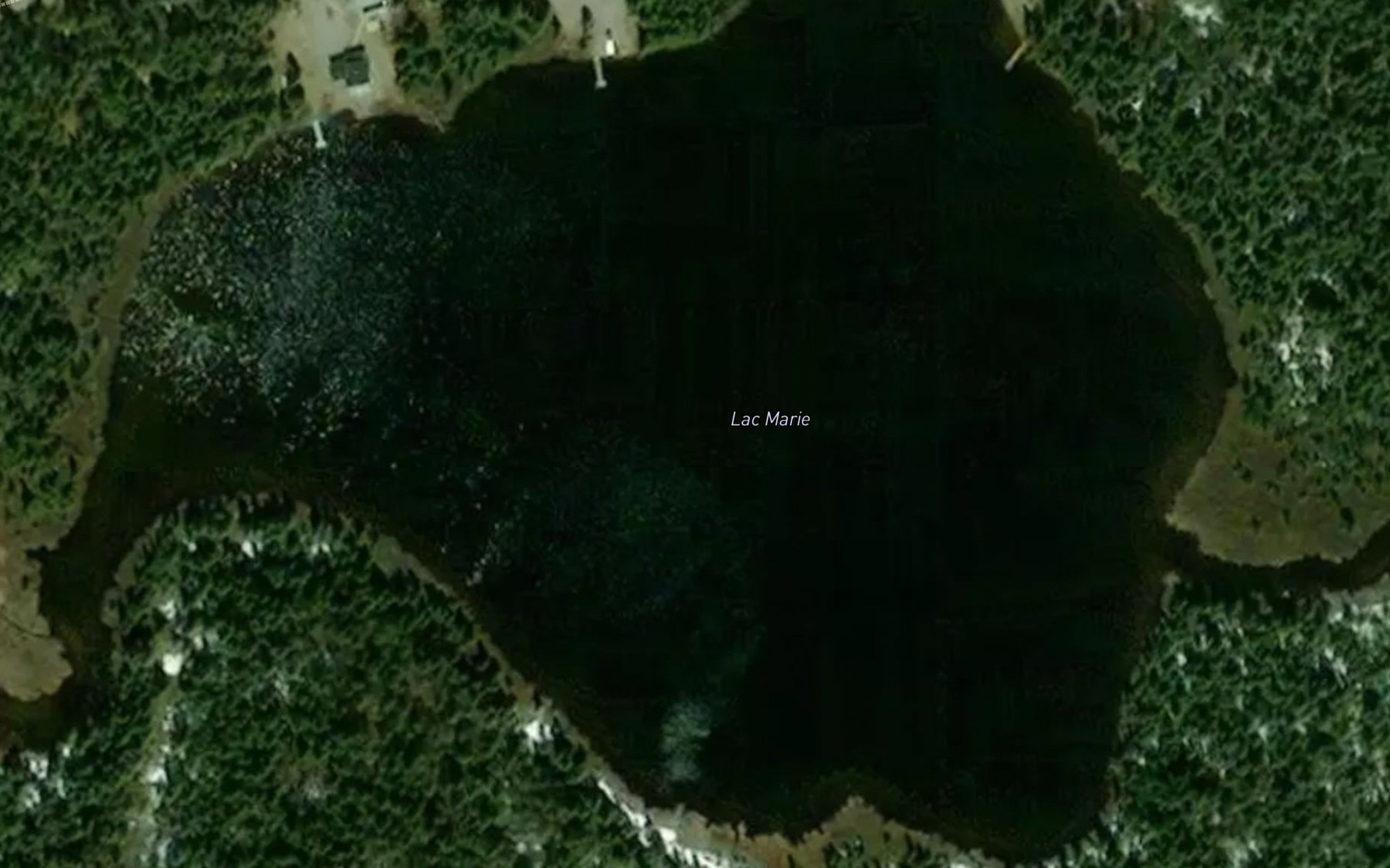 Satellite map of the Lac Marie