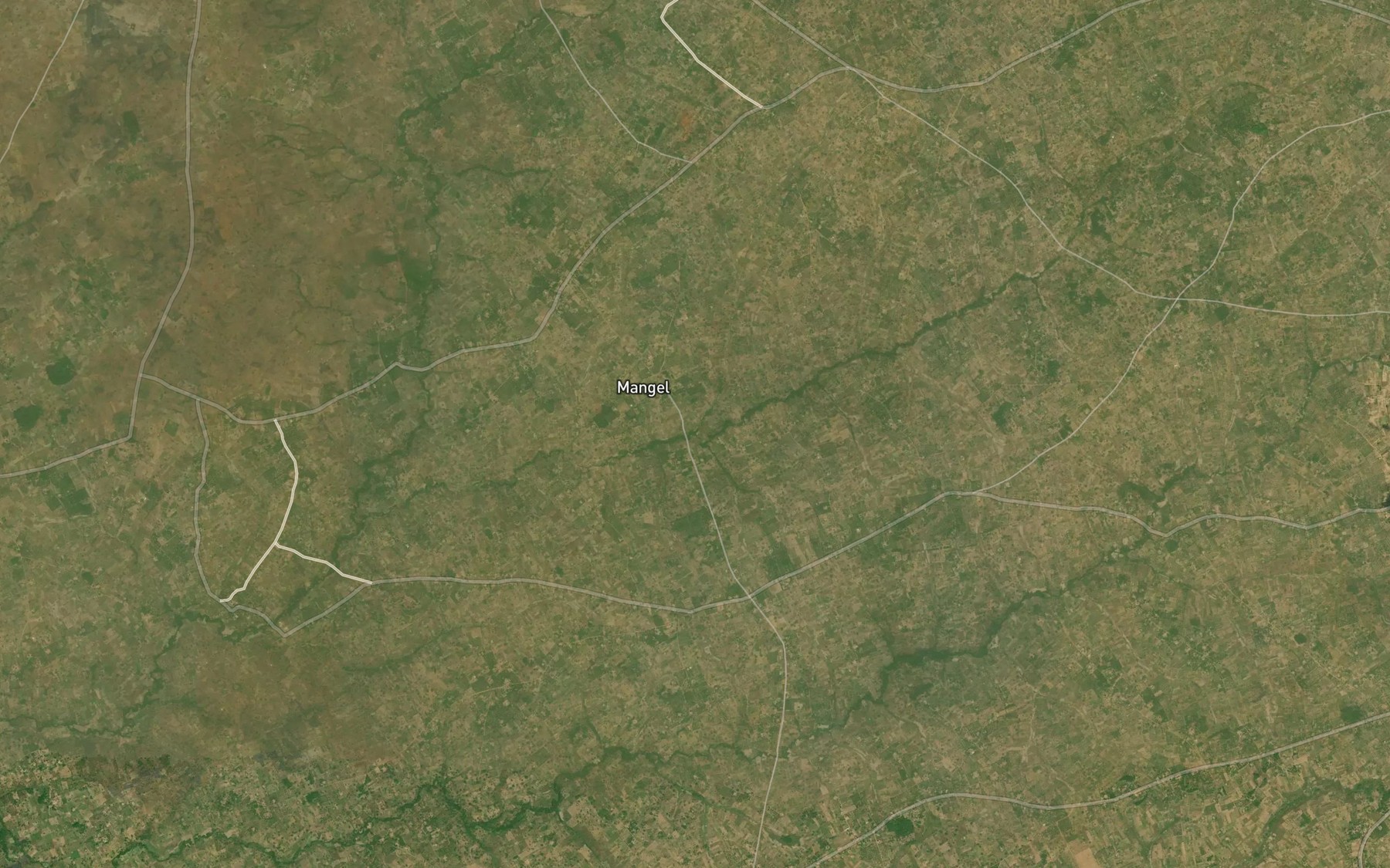 Satellite map of the River Udniel