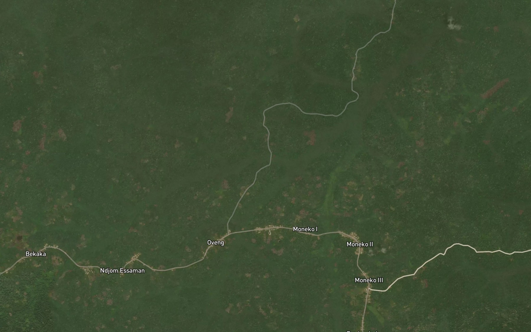 Satellite map of the Mbili