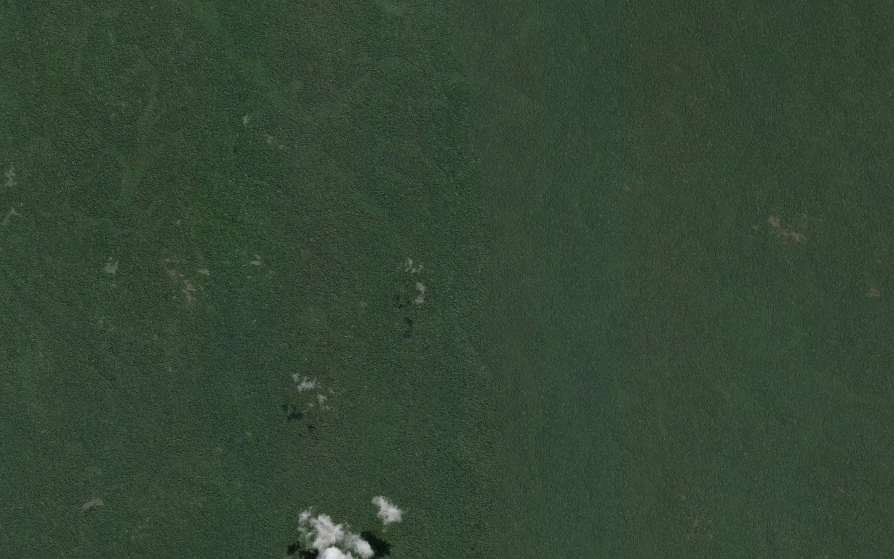 Satellite map of the Ukombo