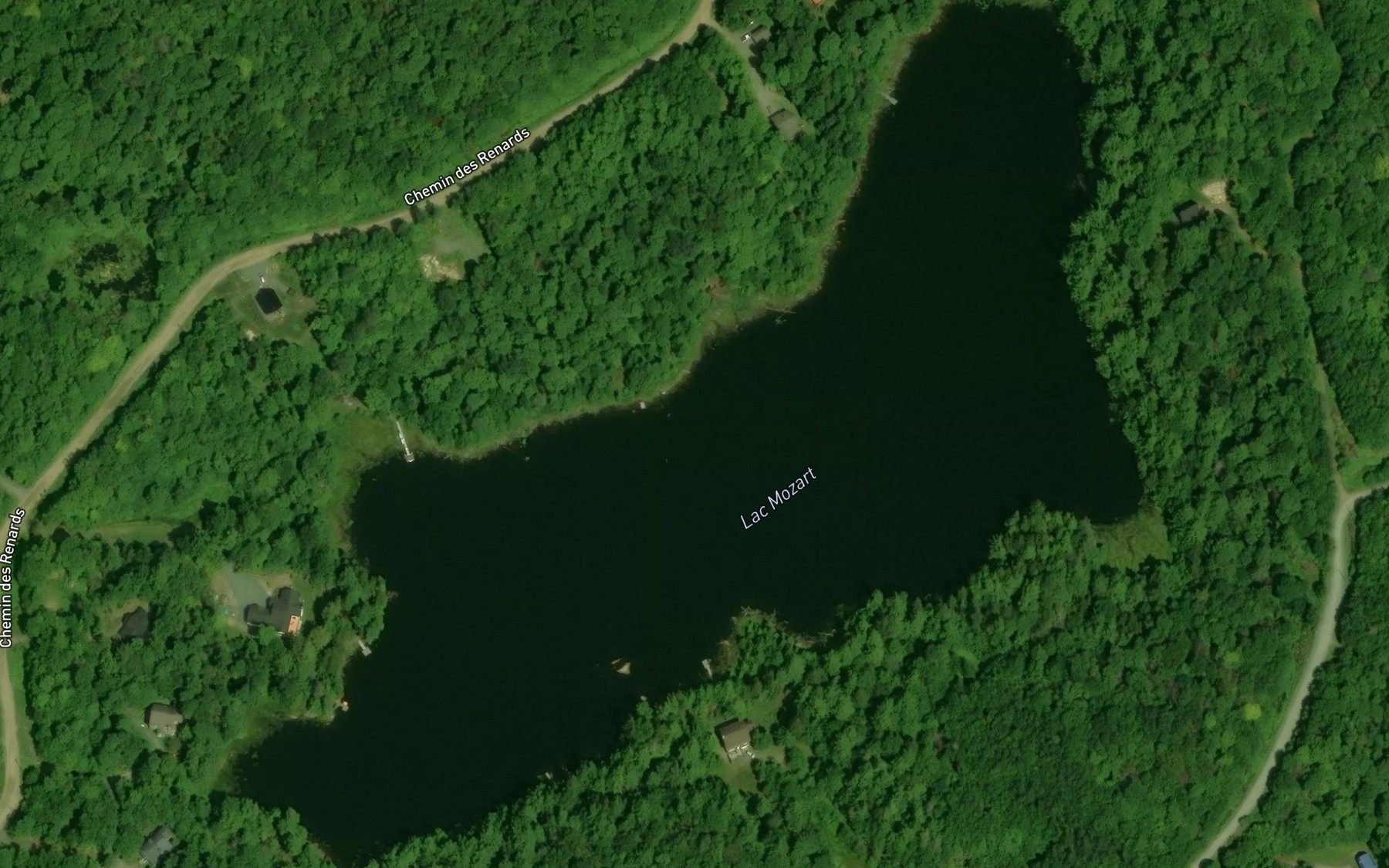 Satellite map of the Lac Barrow