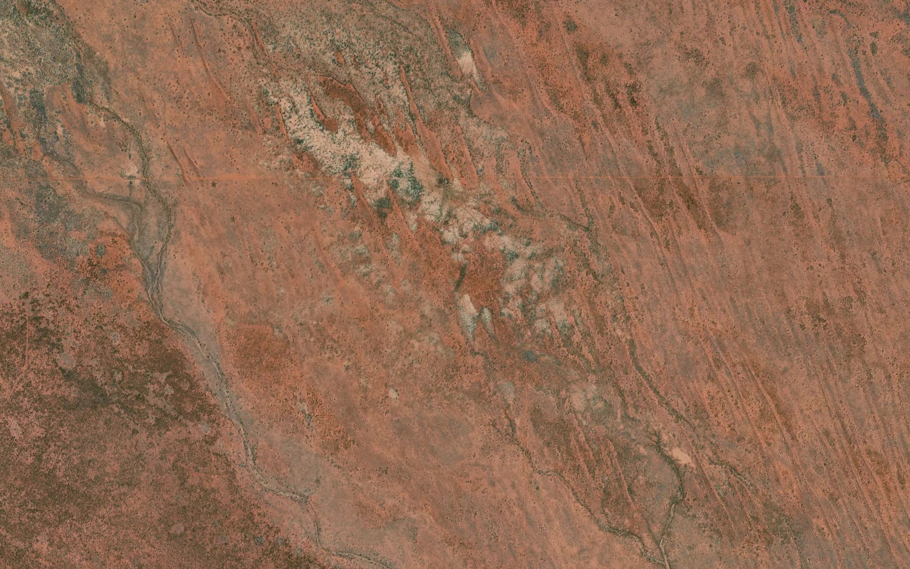 Satellite map of the Aremra Creek