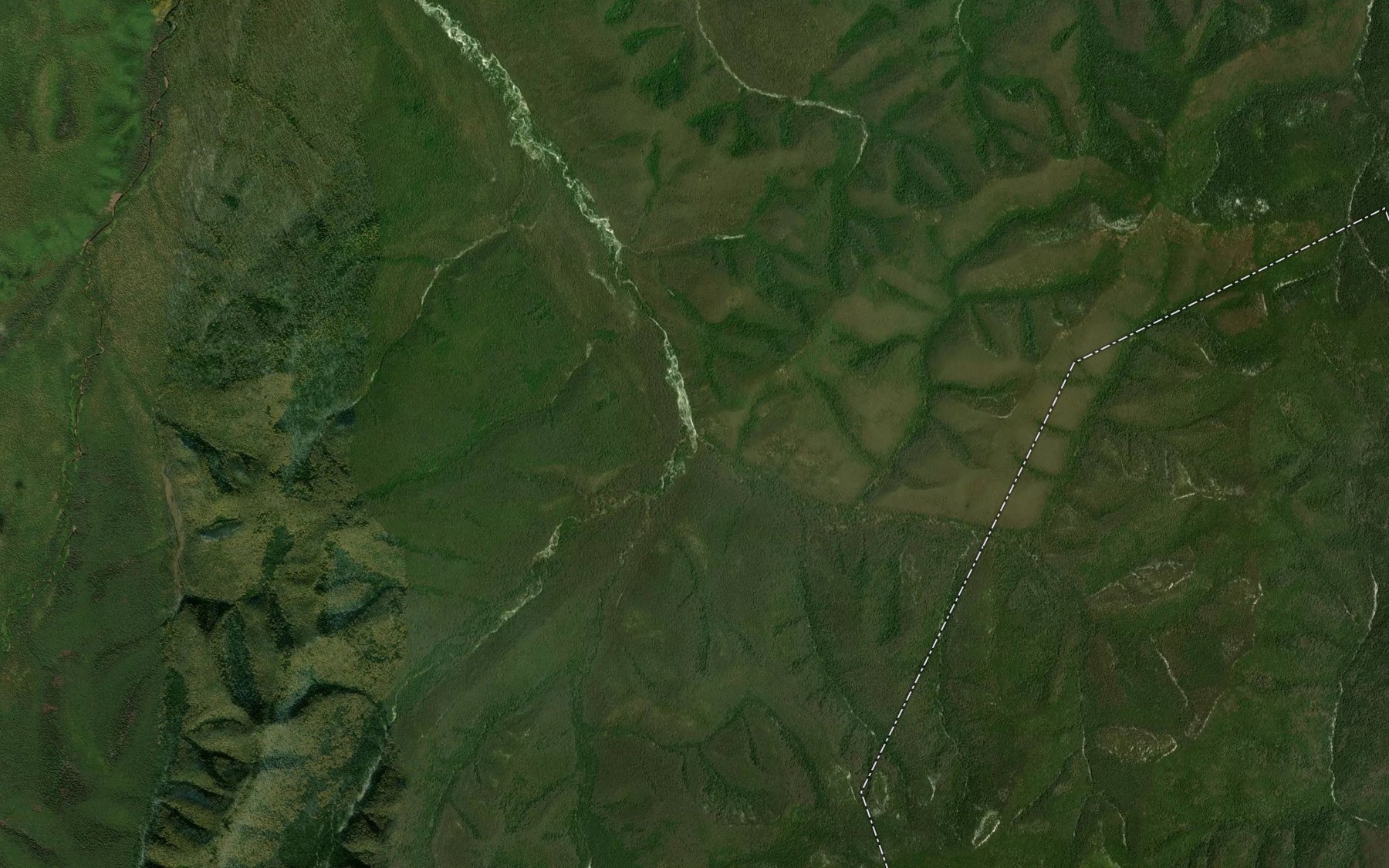 Satellite map of the Odo