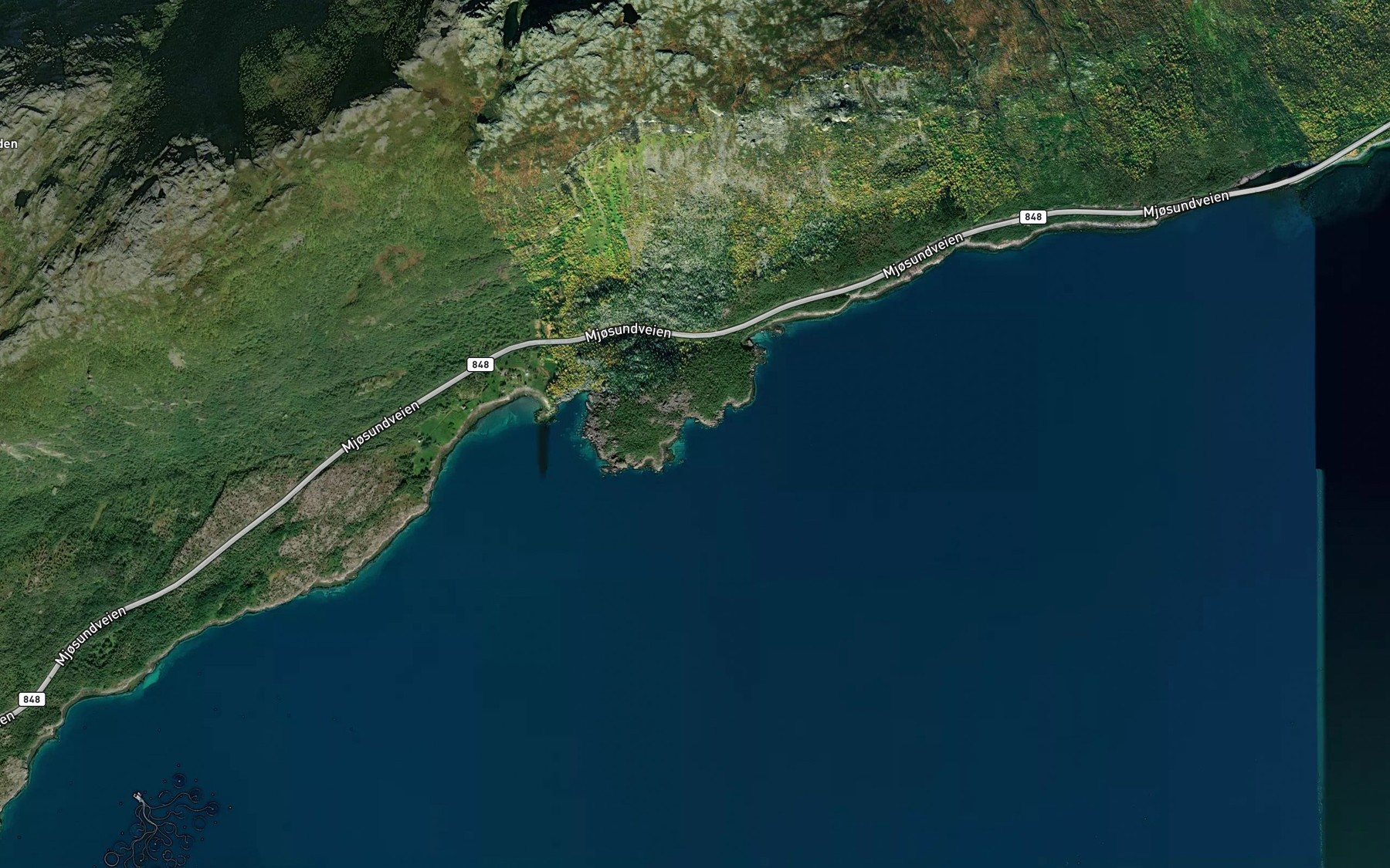 Satellite map of the Tittingvika