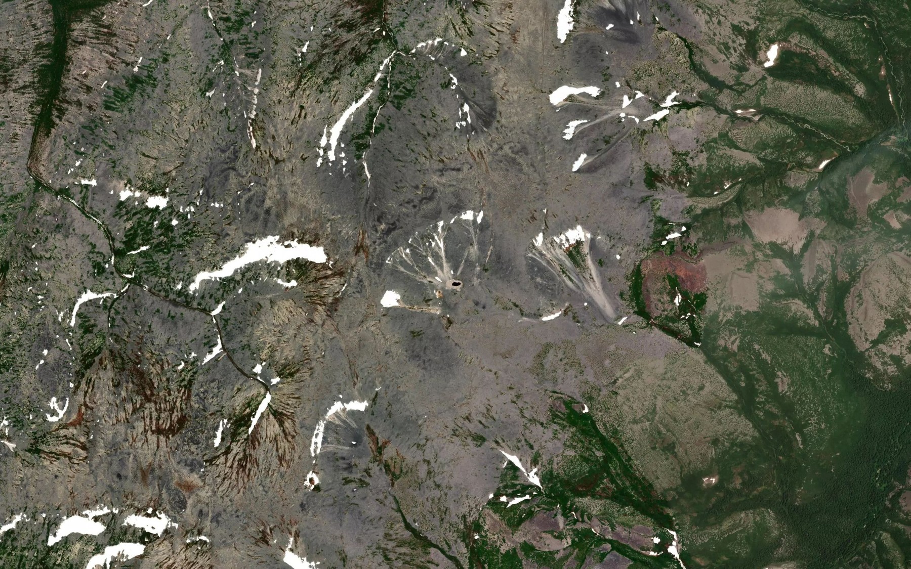 Satellite map of the Ozero Bol'shoy Kurung