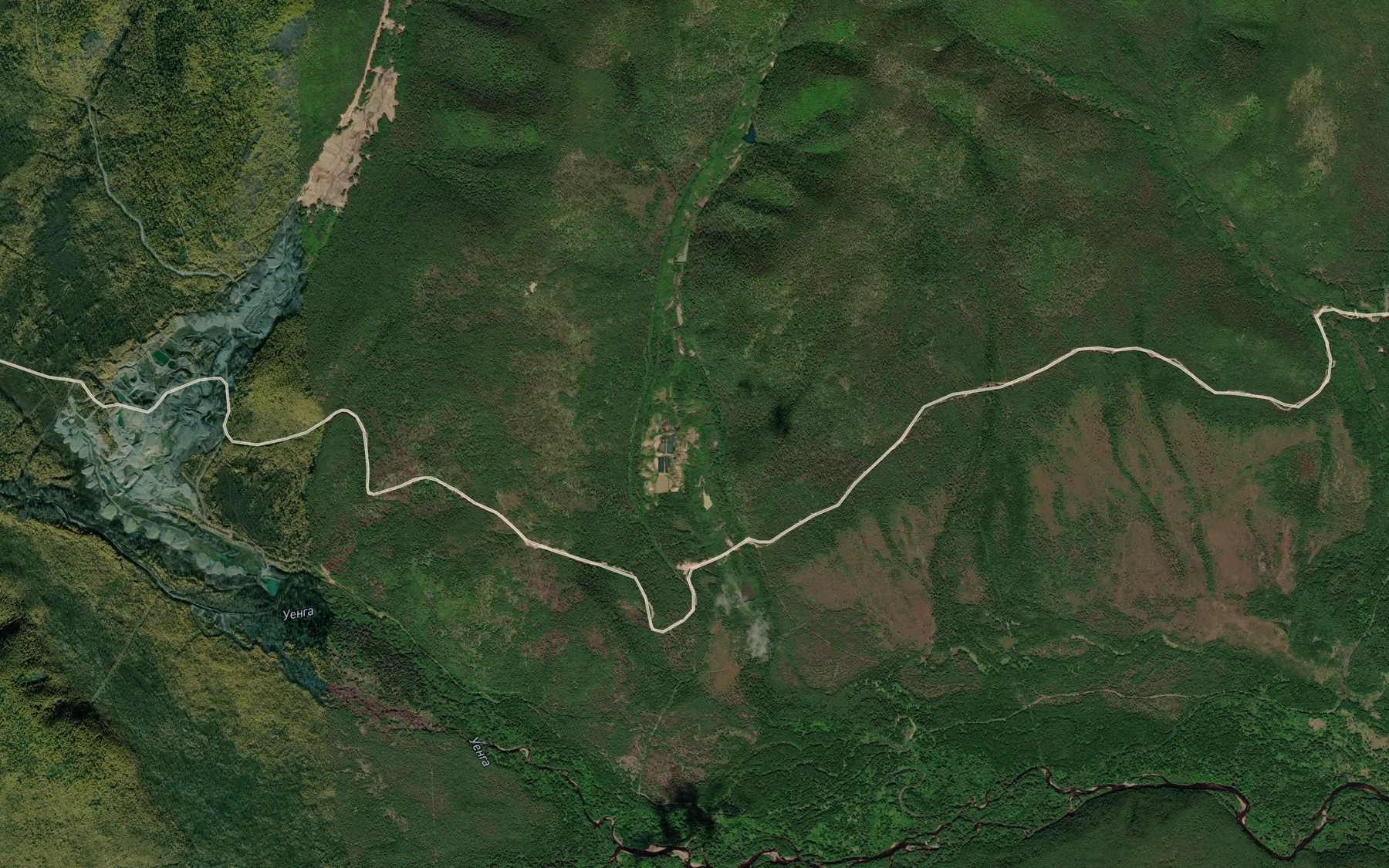 Satellite map of the Naldyndzha