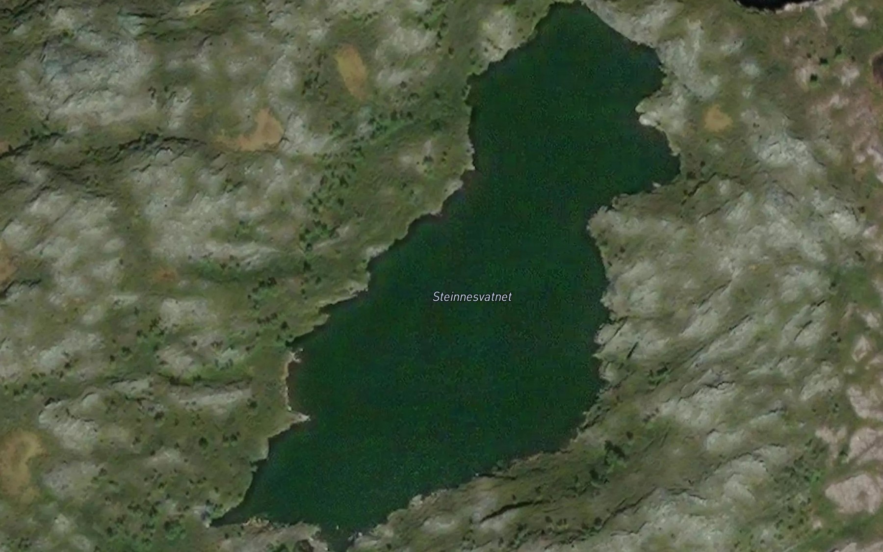 Satellite map of the Steinnesvatnet