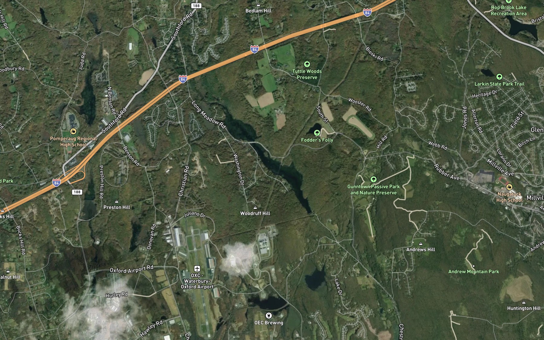 Satellite map of the Spot 3