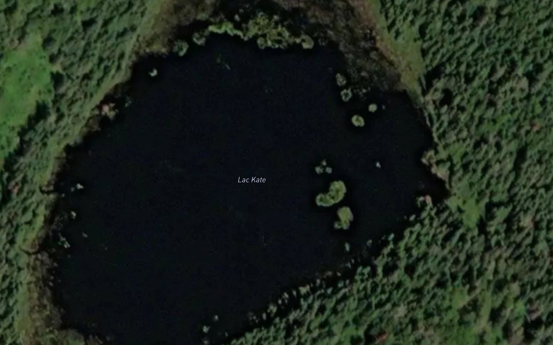 Satellite map of the Lac Kate