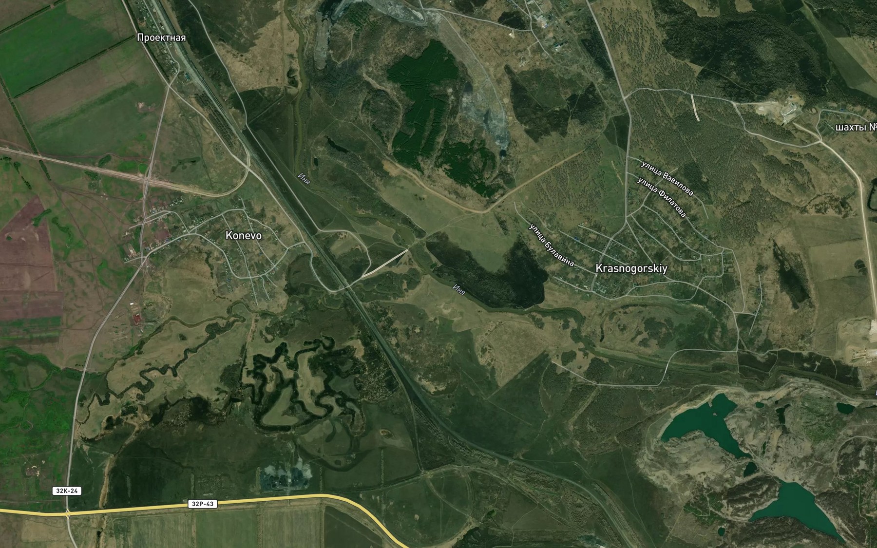 Satellite map of the Ur