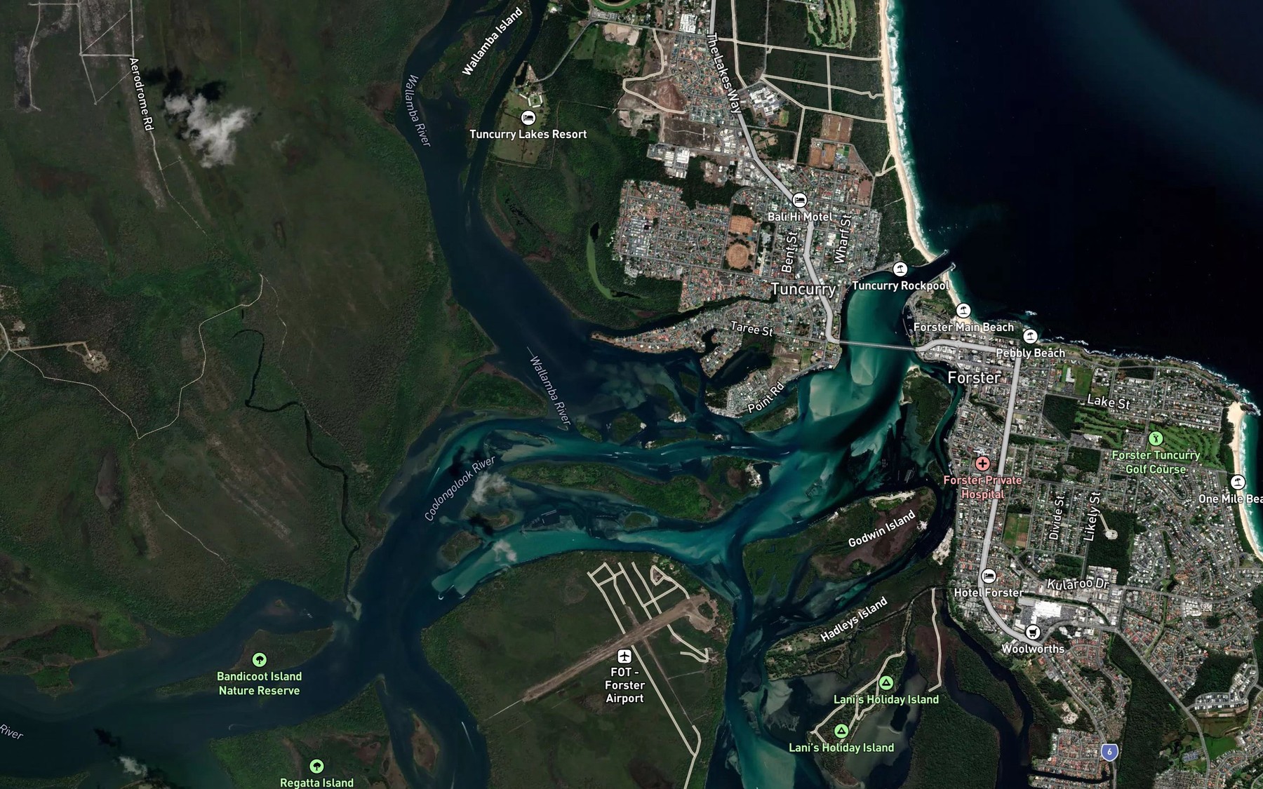 Satellite map of the The Stone Cut