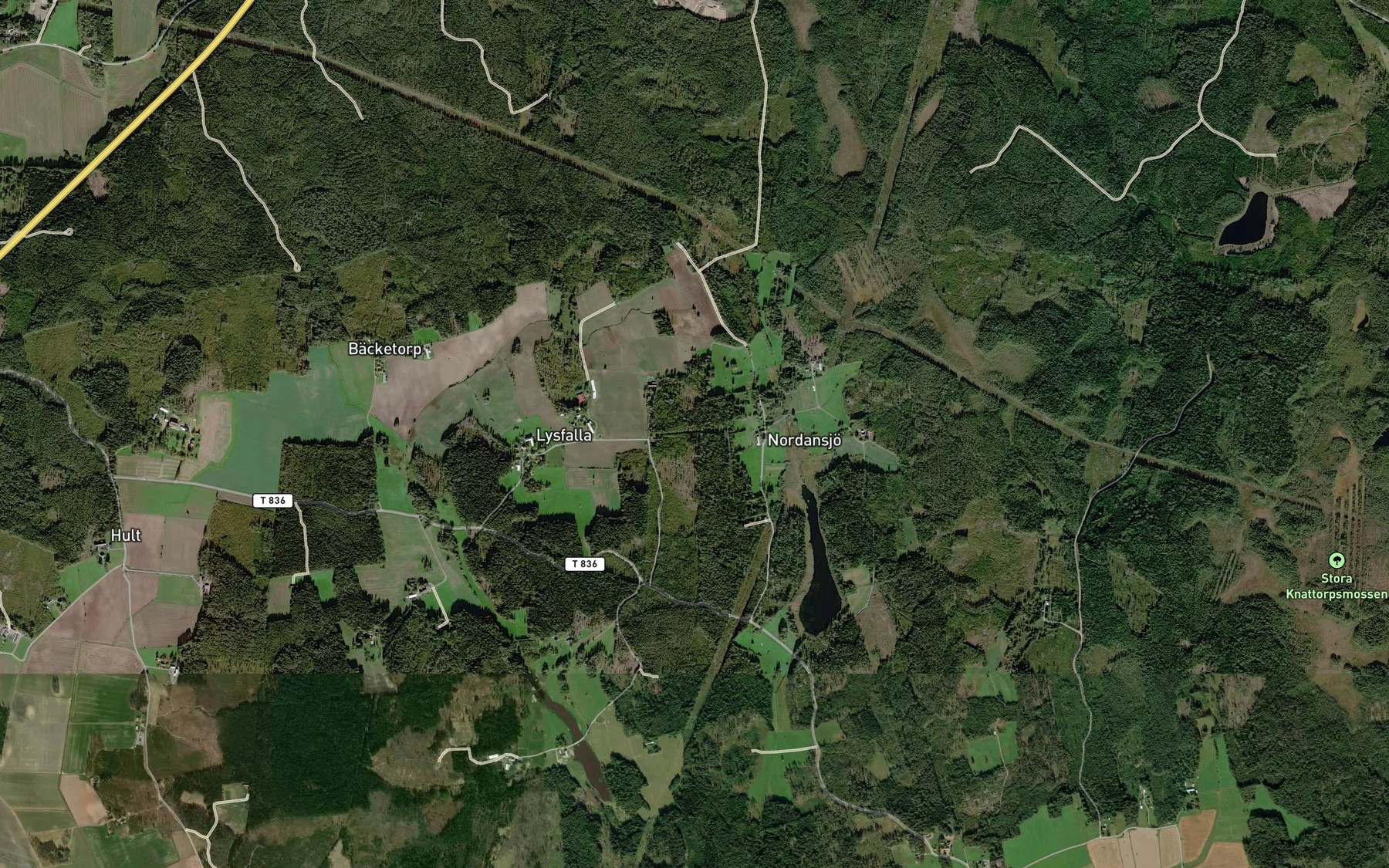 Satellite map of the Sjobodasjon