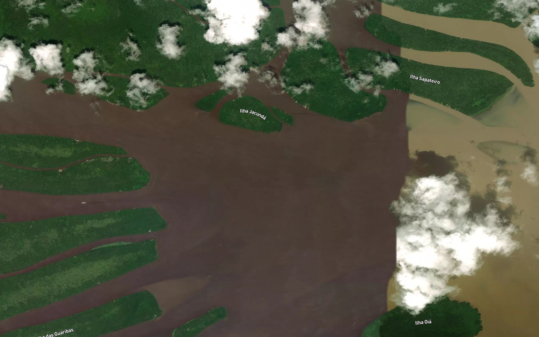 Satellite map of the Furo Buiucu