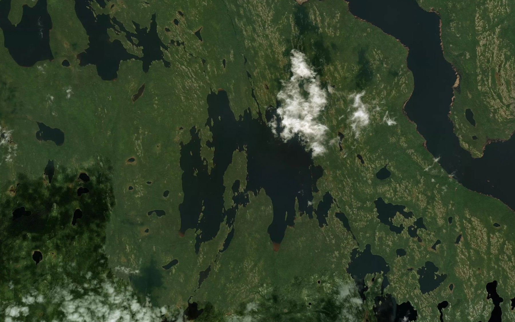 Satellite map of the Lac Aiapeuatihk
