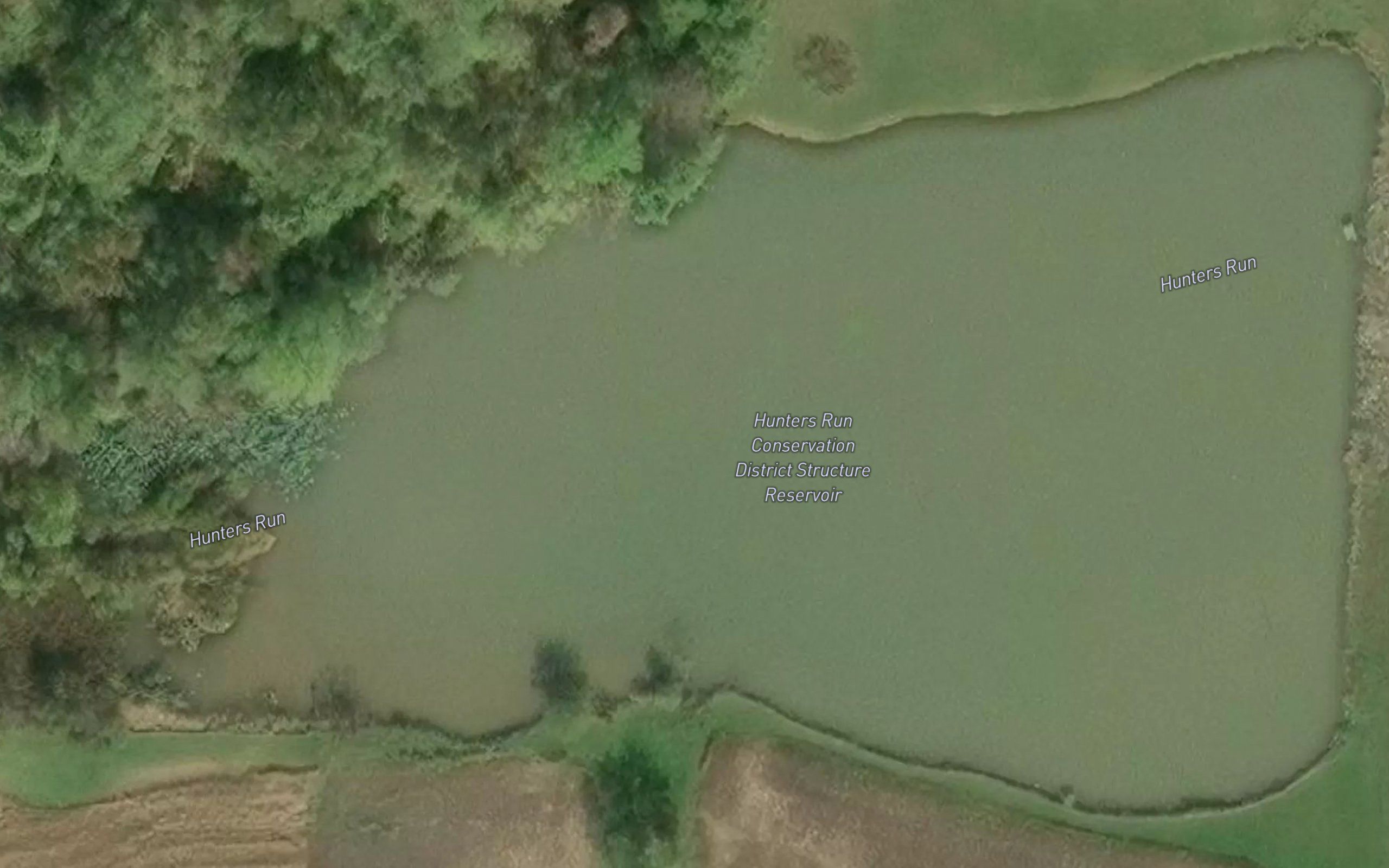 Hunters Run Conservation District Structure Reservoir