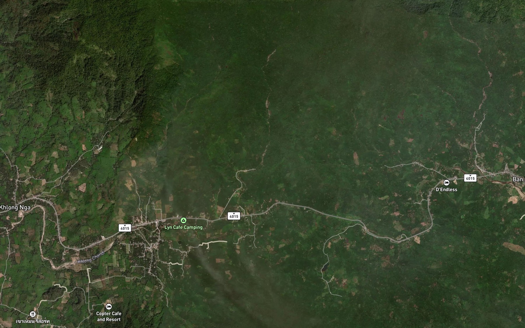 Satellite map of the Nam Tok Tha Phae