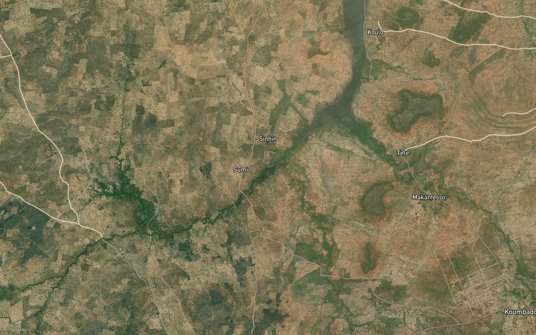Satellite map of the Sumi