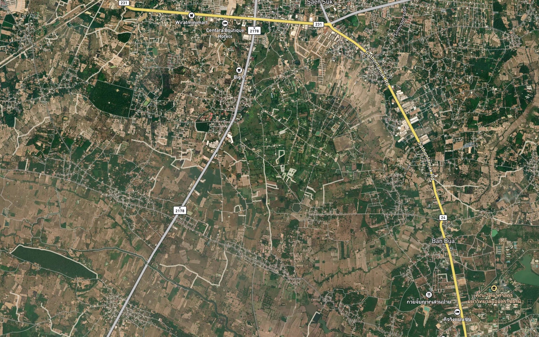 Satellite map of the Nong Bua