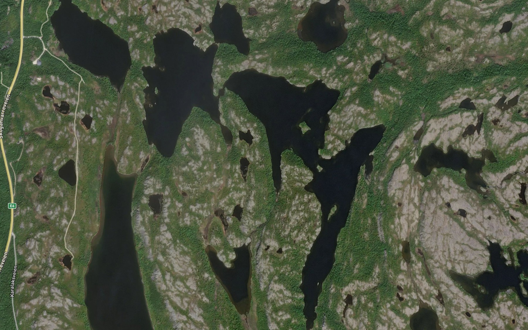 Satellite map of the Borsejavrrit
