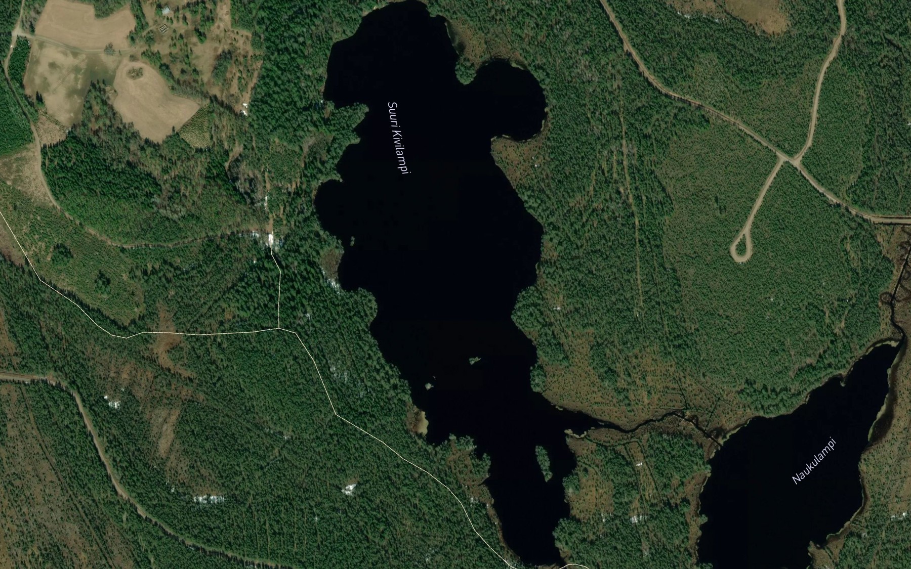 Satellite map of the Suuri Kivilampi