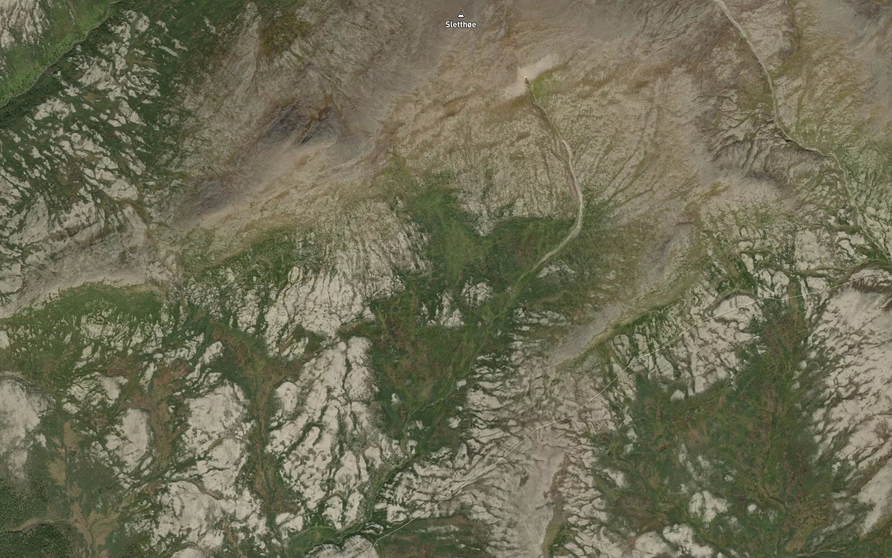 Satellite map of the Svartbekken