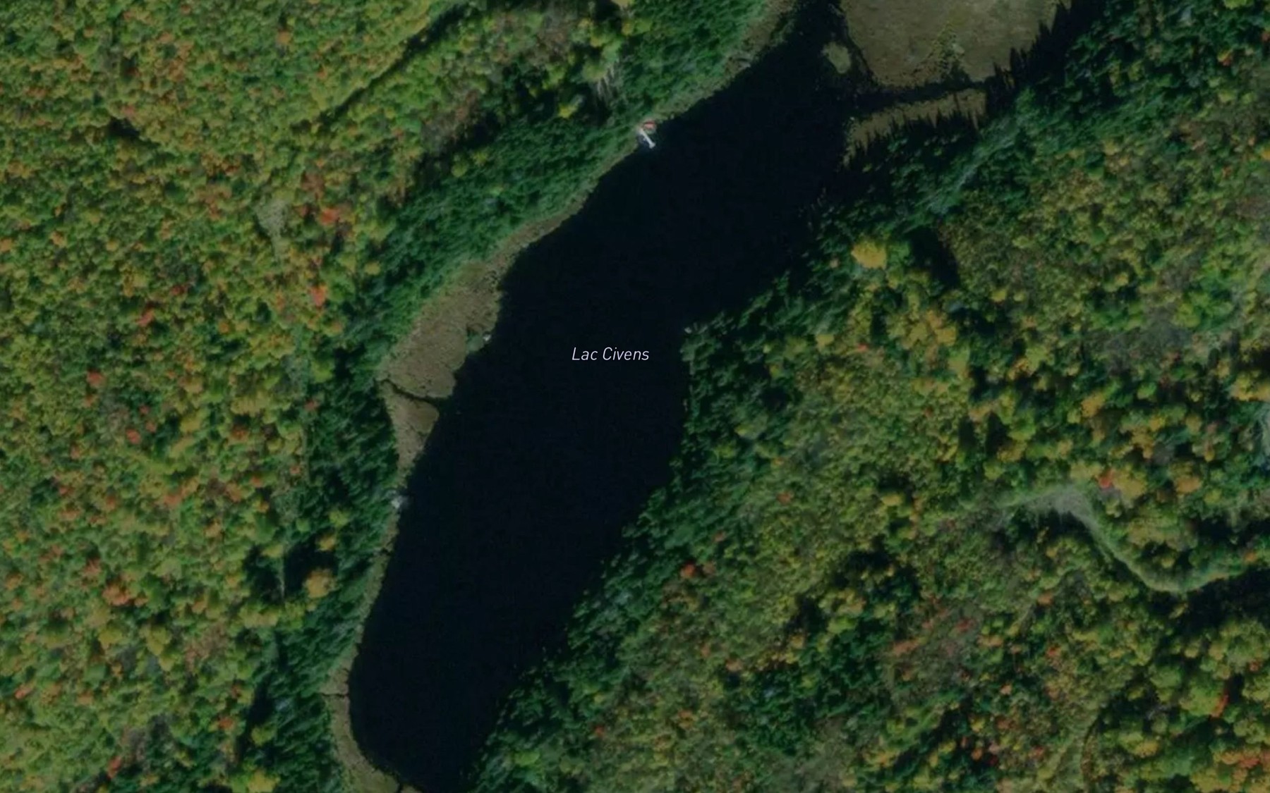 Satellite map of the Lac Civens
