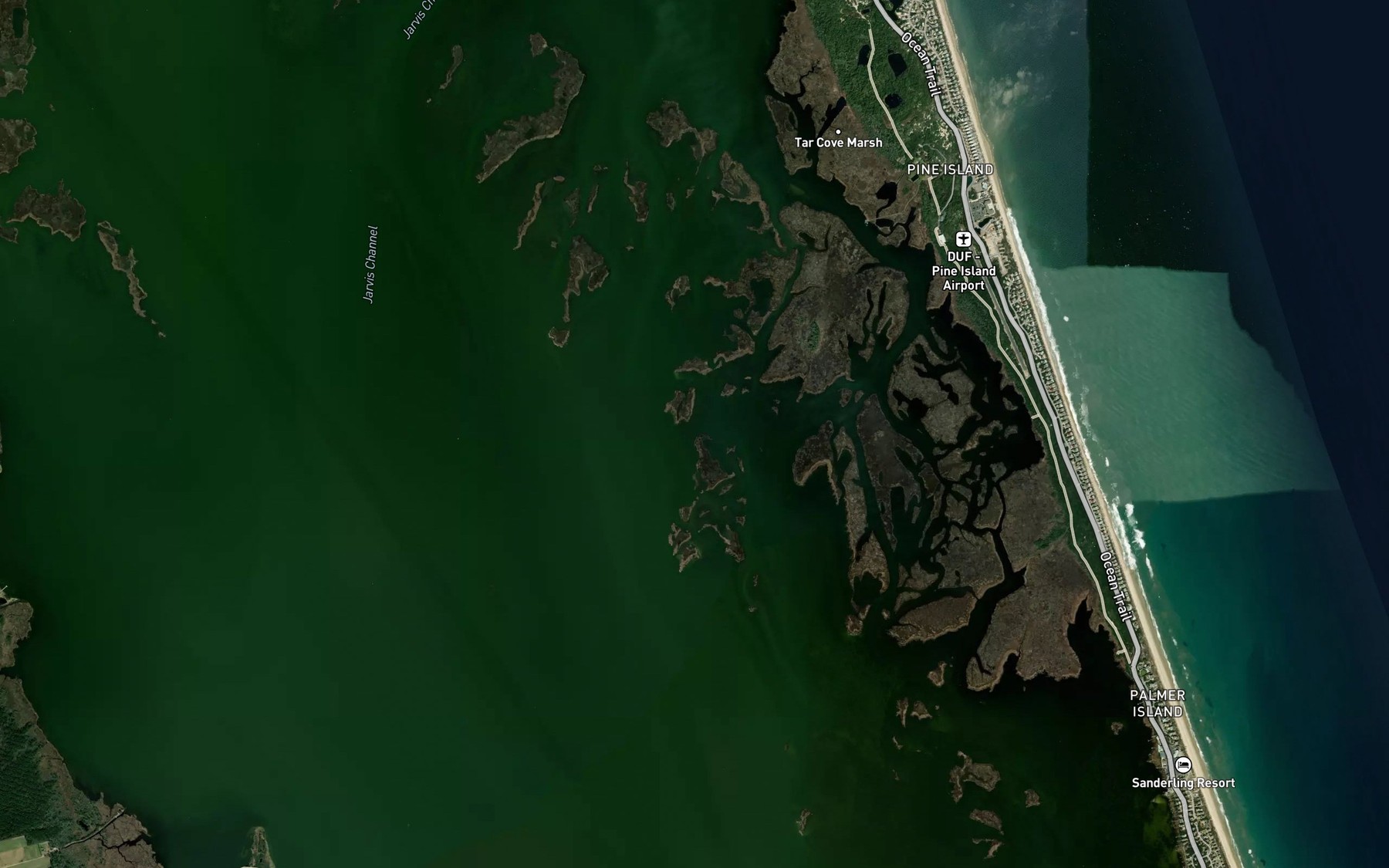 Satellite map of the Horsebone