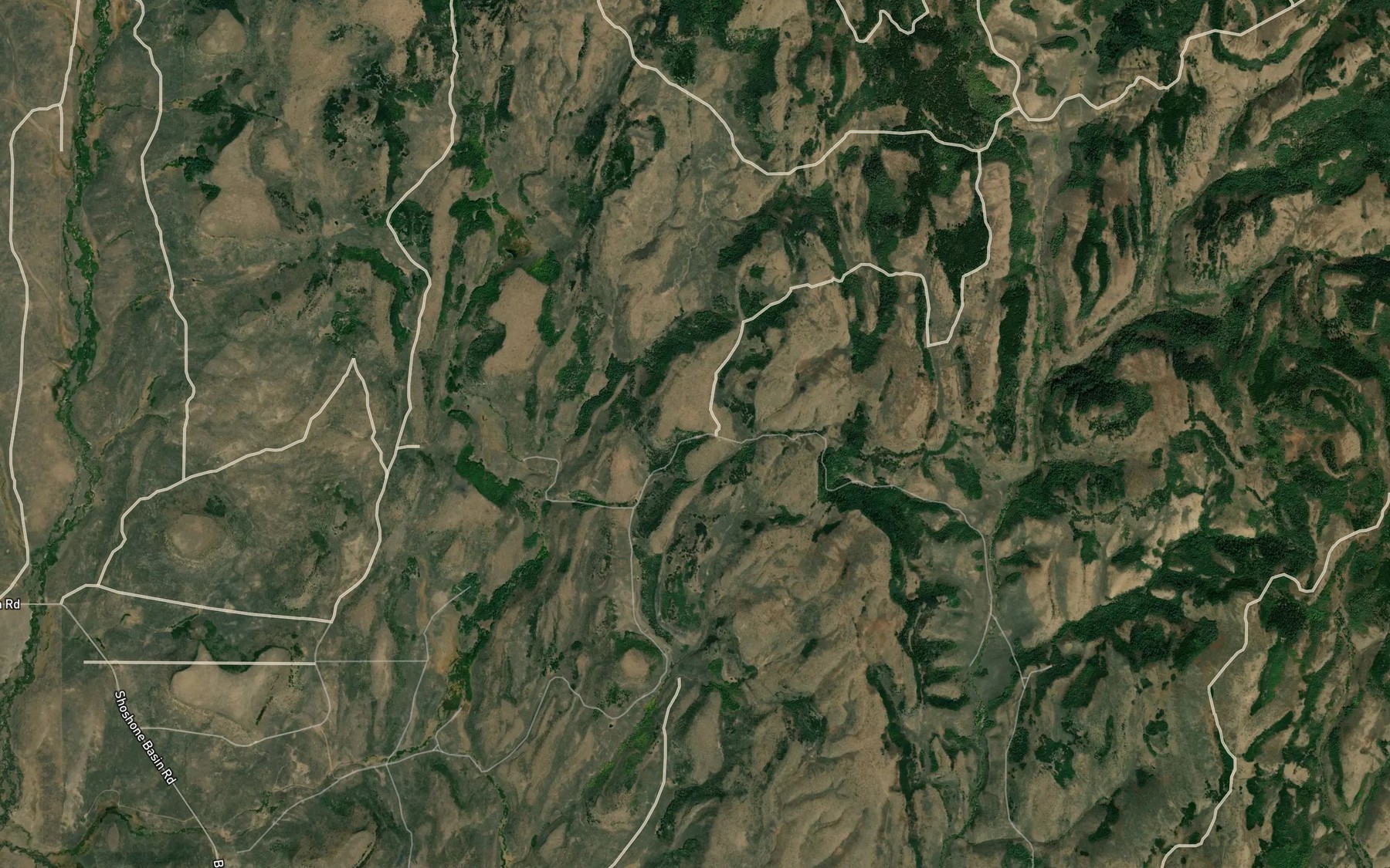 Satellite map of the Ashbury Spring