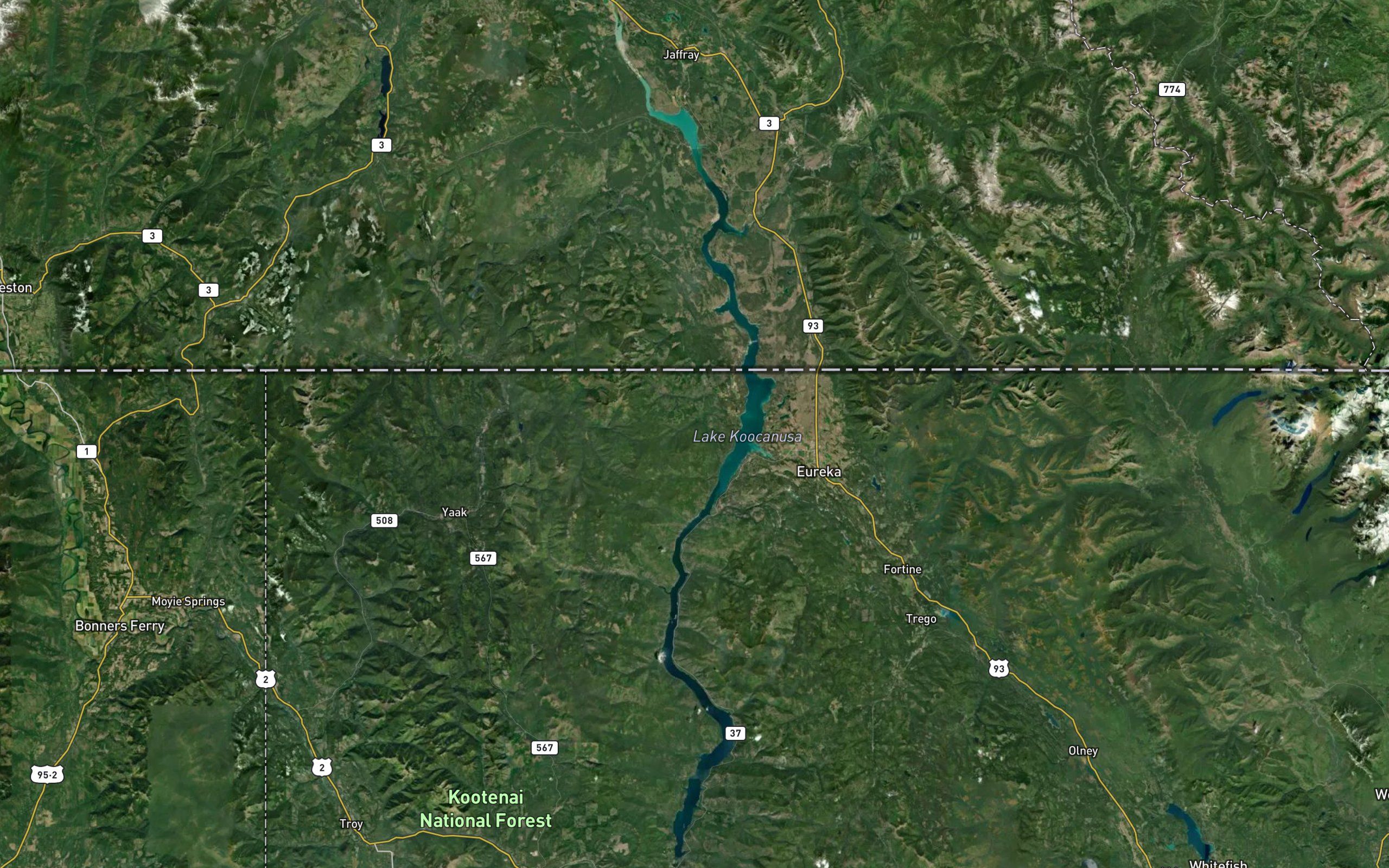 Lake Koocanusa