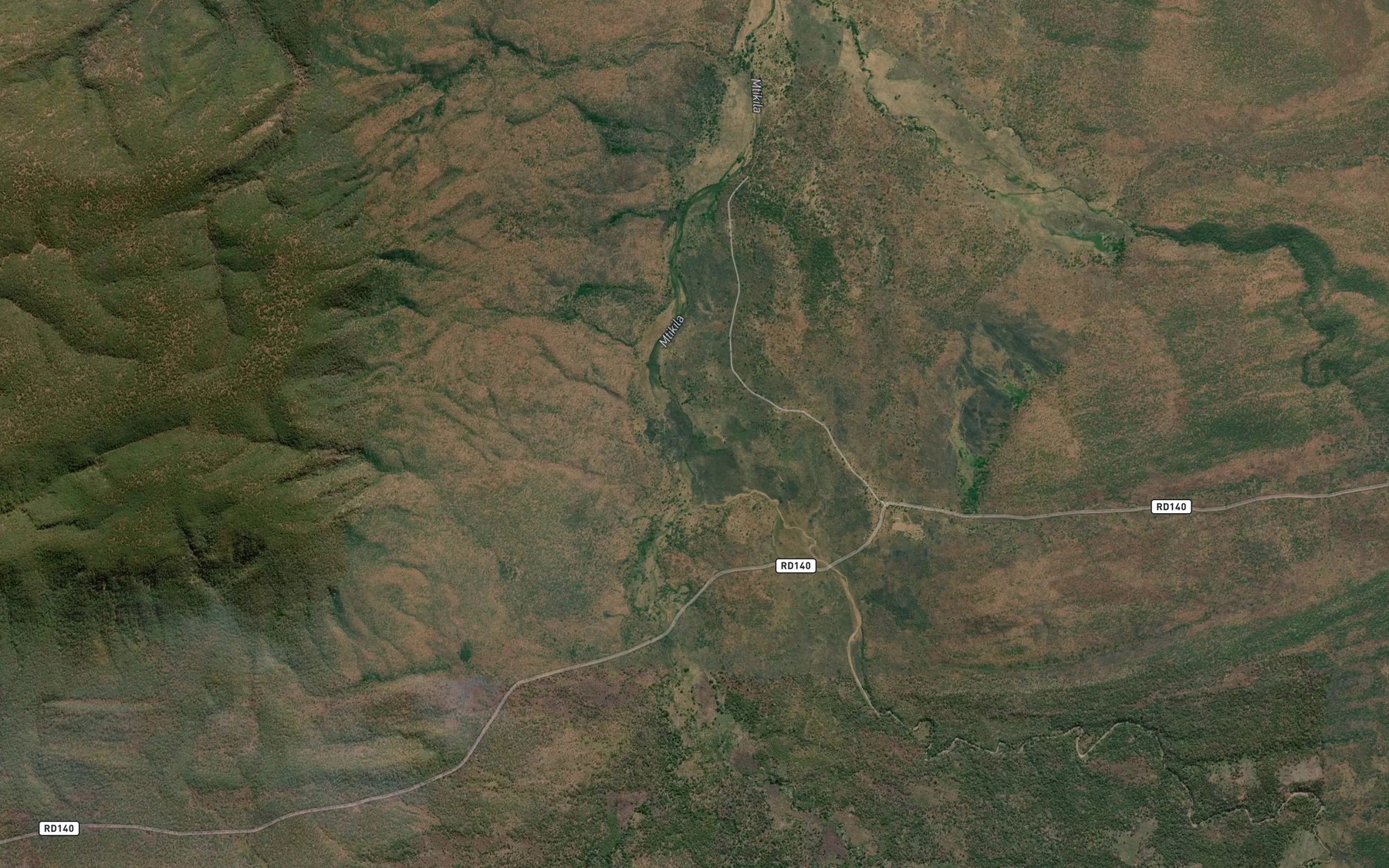 Satellite map of the Misewe