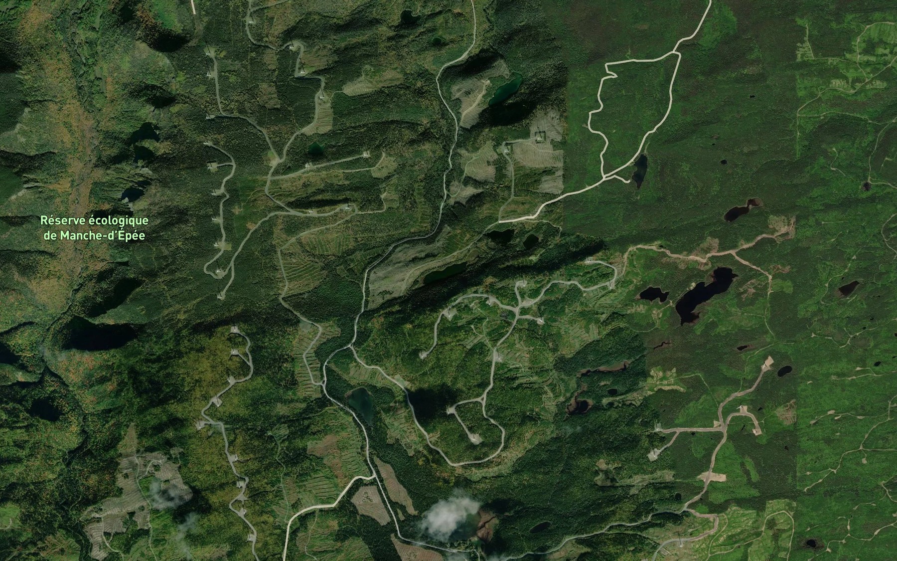 Satellite map of the Lac Long