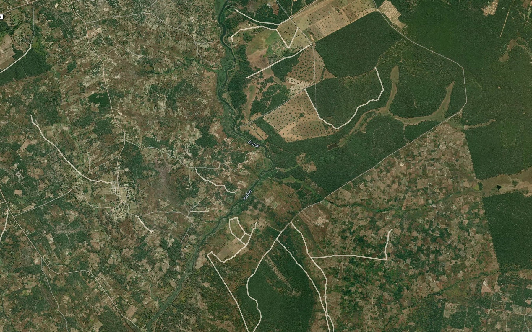 Satellite map of the Chikanda