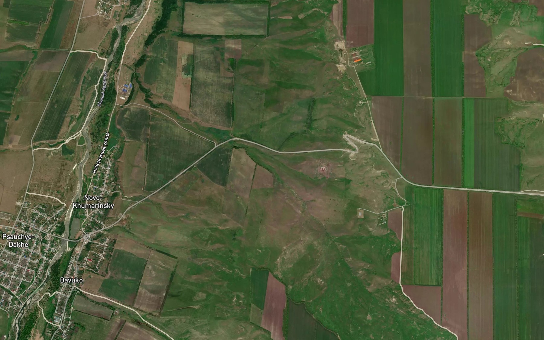 Satellite map of the Balka Sultanovskaya