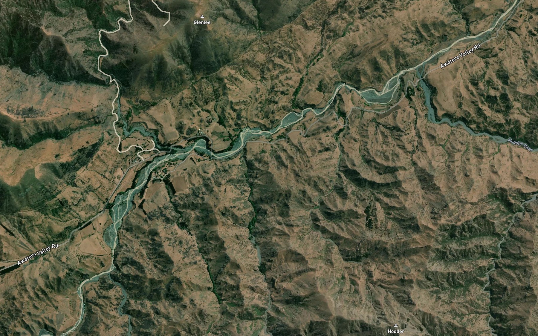 Satellite map of the Wadsworth Stream
