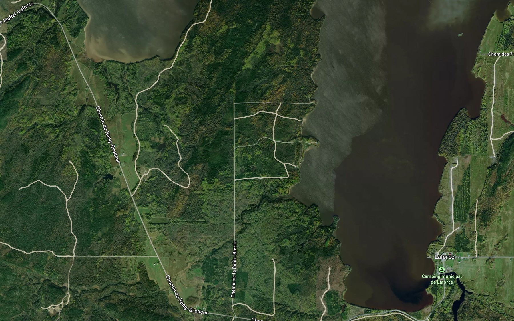 Satellite map of the Cours d'eau Hubert