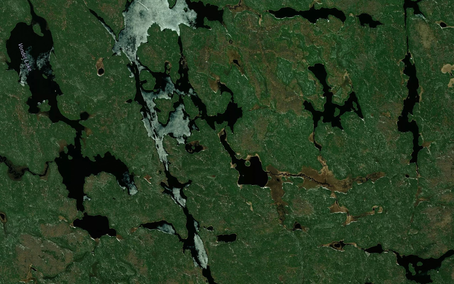 Satellite map of the Shelley Bay