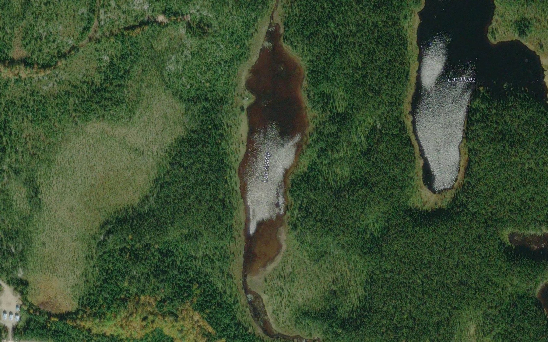 Satellite map of the Lac Asasp